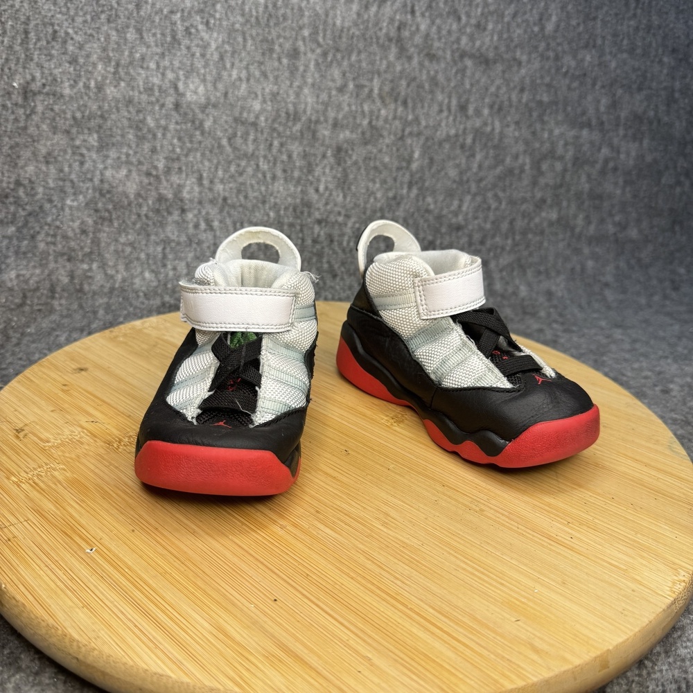 Jordan‎ 6 Rings Shoes Youth Size 7C Basketball Strap 323420-008 Sneakers Kids